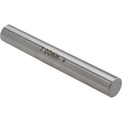 MSC&nbsp;Vermont Gage Plug Gage, 7.00 mm Diameter, 2.00 in OAL, Tool Steel
