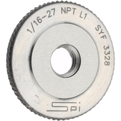 MSC&nbsp;SPI Threaded Pipe Ring, 1/16-27 NPT, Class L1, Tool Steel