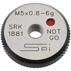 MSC&nbsp;SPI Threaded Ring Gage, M5 x 0.80 Metric 6G, No Go