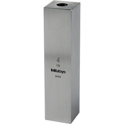 MSC&nbsp;Mitutoyo Gage Block, Square Steel, 0.119 in, Grade 0