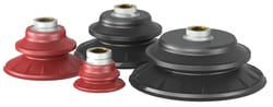 MSC&nbsp;De-Sta-Co Oval Deepdish Vacuum Cup, Nitrile, 45 Durometer, 3.00 x 6.00 in