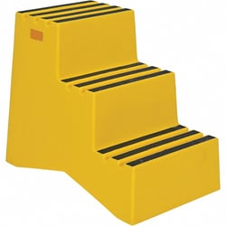 MSC&nbsp;Vestil Step Stool, Polyethylene, Rubber Feet, Non-Skid Surface