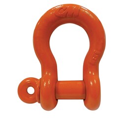 MSC&nbsp;CM Anchor Shackle, Screw Pin, 2000 Lb Working Load Limit, Carbon Steel