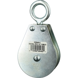 MSC&nbsp;Block Division Pulley Block, 2.5 in Double Sheave, 685 lb Load
