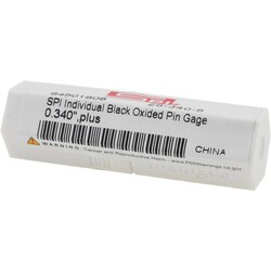 MSC&nbsp;SPI Plug Gage, Class ZZ Plus, 0.3330 in, Black Oxide