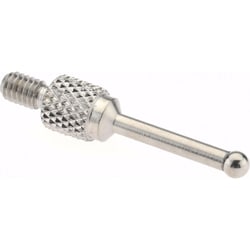 MSC&nbsp;SPI Drop Indicator Contact Point, Ball Needle, #4-48 Thread, 0.7500 in, Chrome Alloy Steel