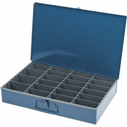 MSC&nbsp;Durham Small Parts Storage Box, Steel, 21 Compartments, 18.31 in Width