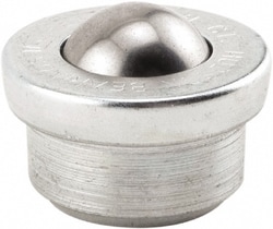 MSC&nbsp;Hudson Bearing Ball Transfer, 25.4 mm Ball, Carbon Steel, 200 lb