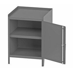MSC&nbsp;Durham Mfg Storage Cabinet, 1 Shelf, Steel, 24-1/8 x 24-1/4 x 33-5/8 in