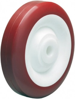 MSC&nbsp;Hamilton Caster Wheel, Polyurethane On Polypropylene, 5 In Dia, 1-3/8 In Wide
