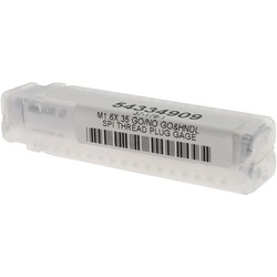 MSC&nbsp;SPI Plug Thread Gage, M1.6x0.35 Thread, 6H Class, Double End Go/No Go