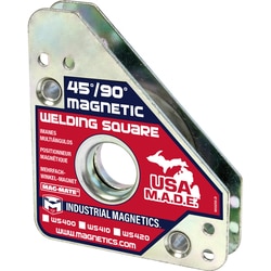 MSC&nbsp;Mag-Mate Lift Magnet, 250 lb Capacity, Permanent, On/Off Handle, 2 Poles