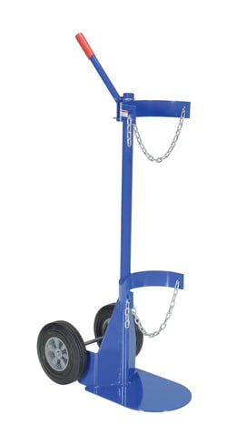 MSC&nbsp;Vestil Gas Cylinder Holder, Transports Cylinders, With Restraint Chains, Durable Construction