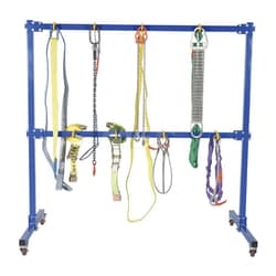 MSC&nbsp;Vestil Gantry Sling Rack, Stationary 2000 lb, Portable 1200 lb, Steel, Blue