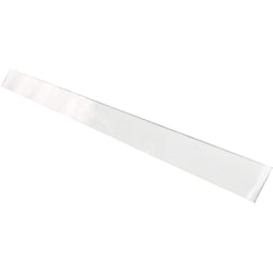MSC&nbsp;Vidmar Drawer Pull Label, Plastic, 1.5 in, Paper/Vinyl Shield