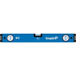 MSC&nbsp;Empire Level Box Beam Level, 24 in, 3 Vial, 0.0005 in Accuracy