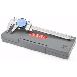 MSC&nbsp;SPI Dial Caliper, 6 in, 0.001 in Graduation, Stainless Steel Jaws