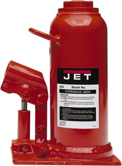 MSC&nbsp;Jet Hydraulic Bottle Jack, 8 Ton Capacity, 7-7/8-15-1/2 in Height