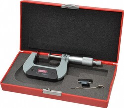 MSC&nbsp;SPI Disc Micrometer, 1 to 2 in, Ratchet Stop, Mechanical