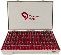 MSC&nbsp;Vermont Gage Plug Gage Set, 5 to 9.98 mm, Class ZZ, 250 Pc