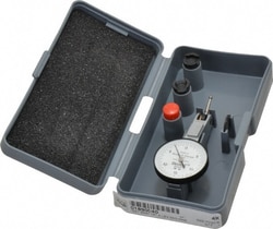 MSC&nbsp;TESA Brown & Sharpe Horizontal Dial Test Indicator, 0.0300 in Max, 0.000500 in Accuracy