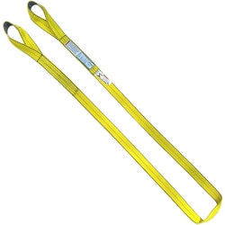 MSC&nbsp;Value Collection Web Sling, Twisted Eye & Eye, Type 4, Polyester, 4' Long