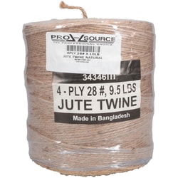MSC&nbsp;Value Collection Twine Spool, Jute, #28 Twine Size, Natural, 4 Ply