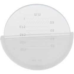 MSC&nbsp;SPI Optical Comparator Reticle, 1 inch Diameter, No. 10, 7x Magnification