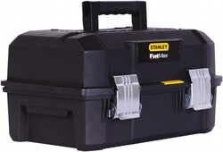 MSC&nbsp;Stanley Tool Box, 3 Compartment, 18 in, 6 lb Capacity