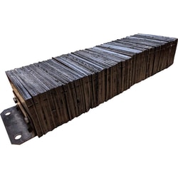 MSC&nbsp;Value Collection Rubber Dock Bumper, Laminated, 36 x 10 in