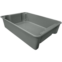 MSC&nbsp;MFG Tray Storage Container, Fiberglass-Reinforced Composite, 200 lb Capacity, Stack & Nest