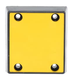MSC&nbsp;Vestil Plastic Face Molded Rubber Bumper, 4 Inch Projection, Fiber Reinforced