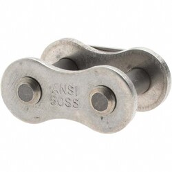 MSC&nbsp;Value Collection Connecting Link, Stainless Steel, Single Strand Chain, ANSI 50