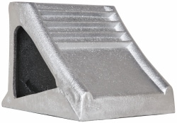 MSC&nbsp;Value Collection Steel Wheel Chock, Type G, Steel, 7-1/2 in Depth