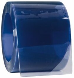 MSC&nbsp;Value Collection Replacement Dock Curtain Strip, Clear Vinyl, 12 in Wide, 0.12 in Thick