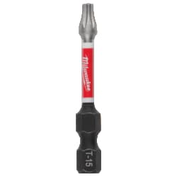MSC&nbsp;Milwaukee Tool Power Bit, SHOCKWAVE Impact Duty, TORX T15, 2 in