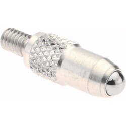 MSC&nbsp;SPI Cupped Ball Contact Point, #4-48 Thread, 1/2 in Point Length, Solid Carbide