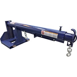 MSC&nbsp;Value Collection Forklift Boom, Telescopic, 6000 lb Capacity, 7-1/4 x 24 in Fork Pockets