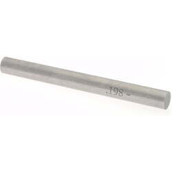 MSC&nbsp;SPI Plug & Pin Gage, Class ZZ Minus, 0.1980 Dia, Steel