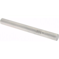MSC&nbsp;SPI Plug & Pin Gage, 0.2010 in Diameter, Class ZZ Minus, Steel