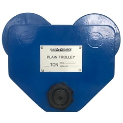 MSC&nbsp;PRO-SOURCE Ball Bearing Trolley, 1 Ton Capacity, 3-5/32 to 5-3/4 in Flange