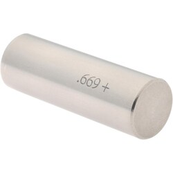 MSC&nbsp;SPI Plug & Pin Gage, 0.6690 in Diameter, Steel, Class ZZ Minus