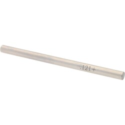 MSC&nbsp;SPI Class ZZ Plus Plug Gage, 0.1210 in Dia, Steel, 0.000200 in Tolerance