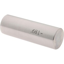 MSC&nbsp;SPI Plug & Pin Gage, Class ZZ Minus, 0.6810 in Diameter, Steel