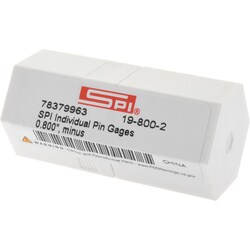 MSC&nbsp;SPI Plug & Pin Gage, Class ZZ Minus, 0.8000 in Diameter, Steel