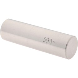 MSC&nbsp;SPI Plug & Pin Gage, Class ZZ Minus, 0.5930 inch Diameter, Steel