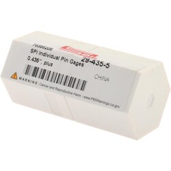 MSC&nbsp;SPI Plug Gage, Class ZZ Plus, 0.4350 Dia, 0.000200 Tolerance, Steel