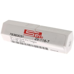 MSC&nbsp;SPI Plug Gage, Class ZZ Plus, 0.1850 in Dia, Steel
