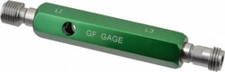 MSC&nbsp;GF Gage Pipe Thread Plug Gage, Tapered, 1/4-18, Class L-1, Single End