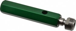 MSC&nbsp;GF Gage Pipe Thread Plug Gage, Tapered, 3/8-18, NPTF-L3, Single End